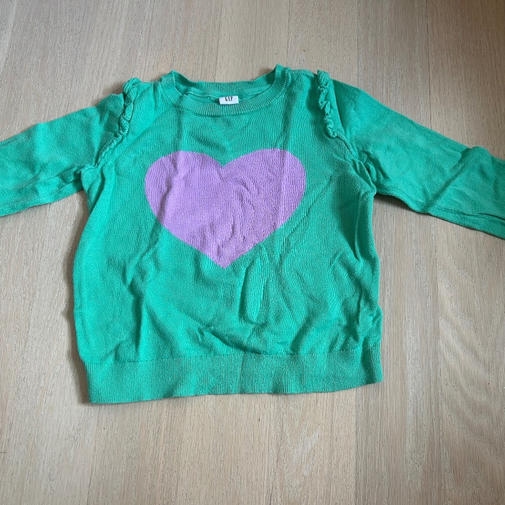Baby Gap Heart Sweater - 4t